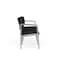 Lesro Black Seat, 3 Seat Sofa, 64.5 W 24.5 L 32 H, Linette Vinyl Seat, Lenox Steel Series LS3101 - alternate 2